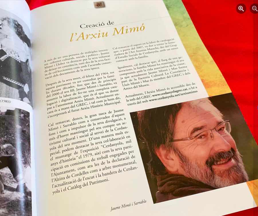 Llibre Arxiu Mimó, un llegat a l'Abast (Cerdanyola)