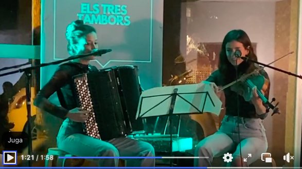 Els Tres Tambors, al Casal La Flama de Cerdanyola