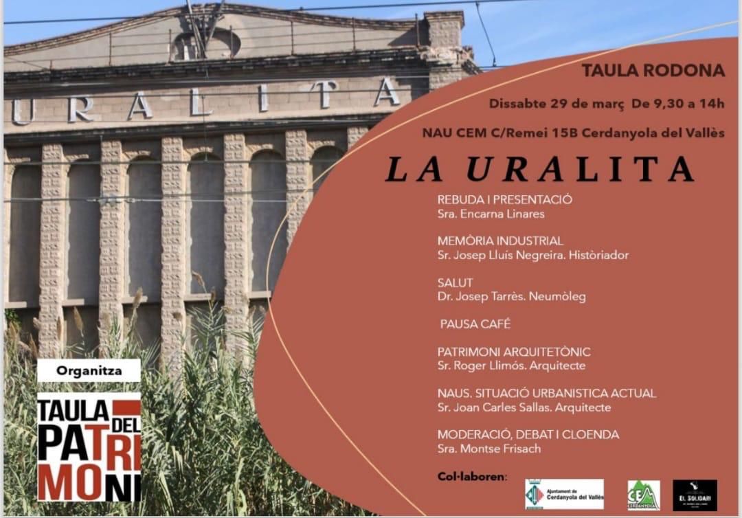 Taula Rodona de la Taula de Patrimoni de Cerdanyola sobre les Naus de la Uralita