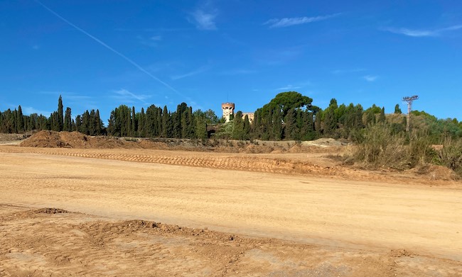 Obres al futur Centre Direccional de Cerdanyola