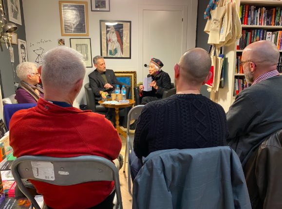 Pere Parramon a la llibreria Efora de Cerdanyola