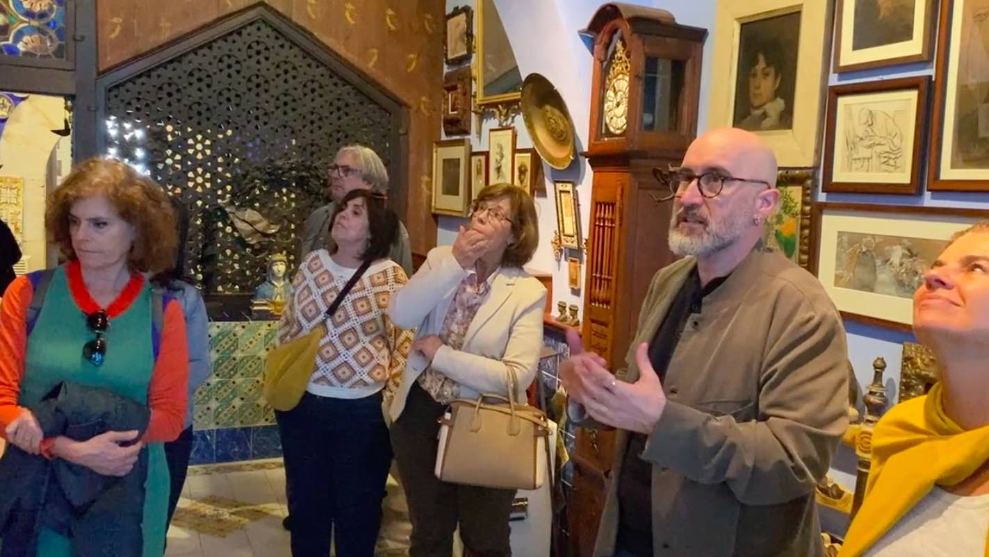 Txema Romero, a Sitges, amb la Taula de Patrimoni de Cerdanyola